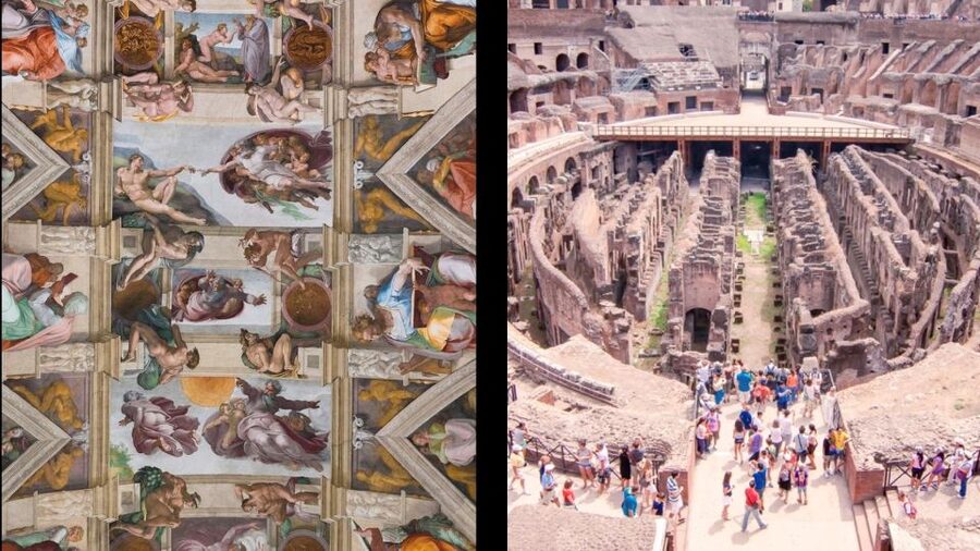 Rome: 1 Day Vatican & Colosseum Tour - Colle Oppio Park Start: How the Colosseum Portion Gets You Oriented Fast