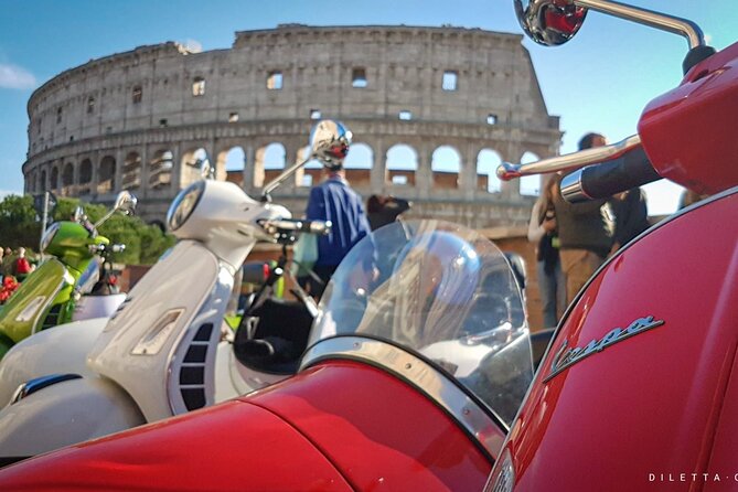 Rome Afternoon Sightseeing Vespa Sidecar Tour with Gourmet Gelato - Safety and comfort: helmets, headsets, and pro drivers doing the hard part