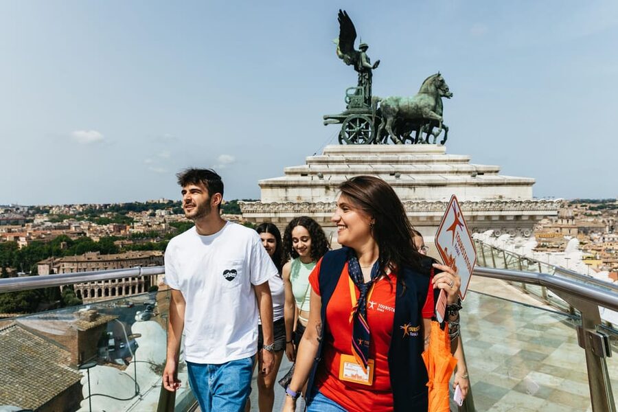 Rome: Altar of the Fatherland Elevator and Museum Tickets - A rooftop viewpoint that makes the rest of Rome click