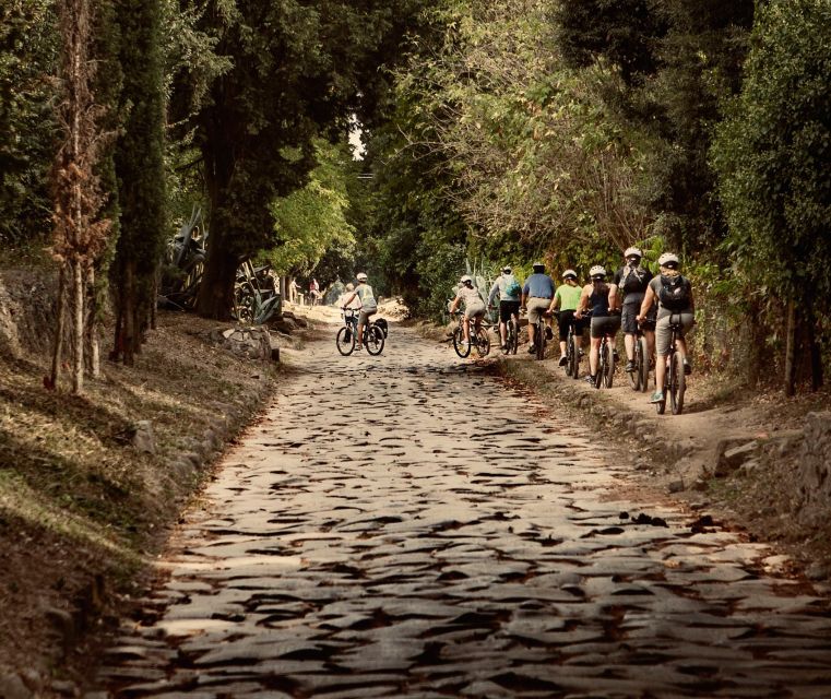 Rome: Appian Way, Catacombs, & Roman Aqueducts E-bike Tour - Cannondale e-mountain bike setup, helmets, and what to expect from the ride