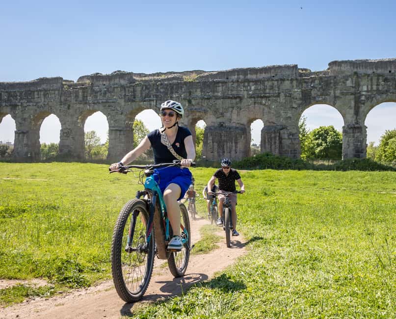 Rome:Appian Way E-bike Tour with Catacombs, Aqueducts & Food - Appian Way on an e-bike: the Rome day trip that actually feels different