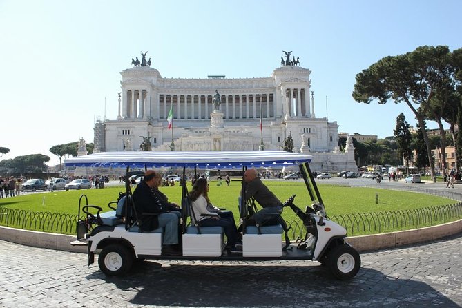 Rome by Golf Cart Private Tour: Beyond the Landmarks - Rolling through Rome in a covered, street-legal golf cart