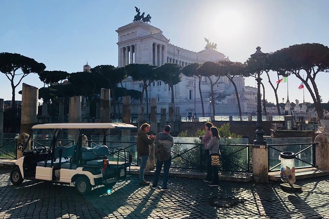 Rome by Golf Cart Private Tour: Beyond the Landmarks - Monument stops that teach you to read Rome at speed