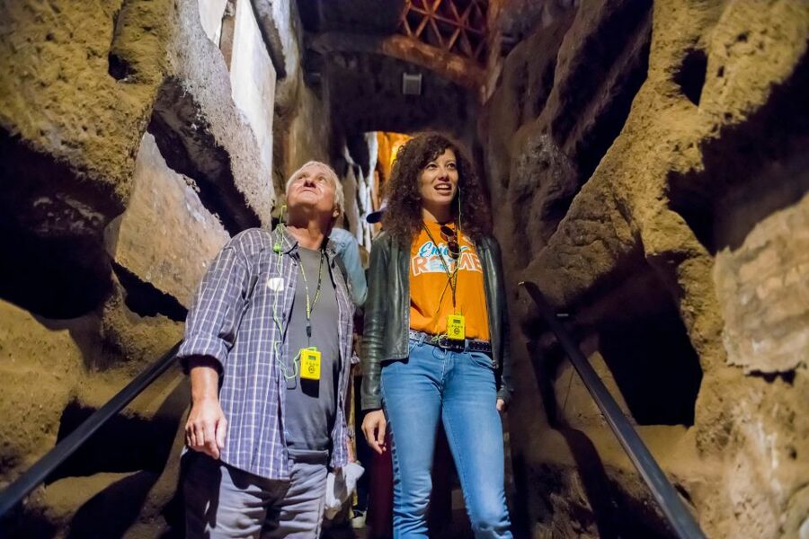 Rome: Catacomb of St. Callixtus and Appian Way Guided Tour - Getting out of central Rome: Via Cavour meeting and pacing