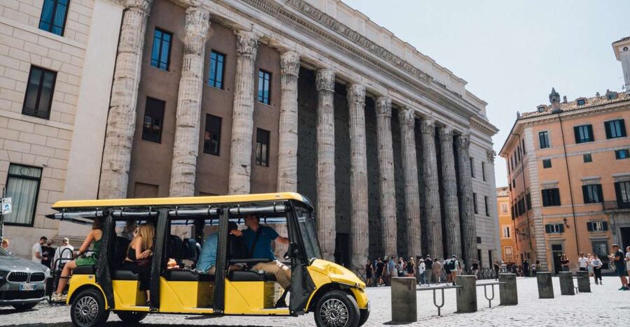 Rome: City Highlights Golf Cart Tour with Local Guide - Trevi Fountain coin toss, and how to time your photos
