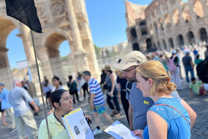 Rome: Colosseum Access with Official AI App & Arena Option - A Prebooked, Self-Guided Colosseum Day Plan