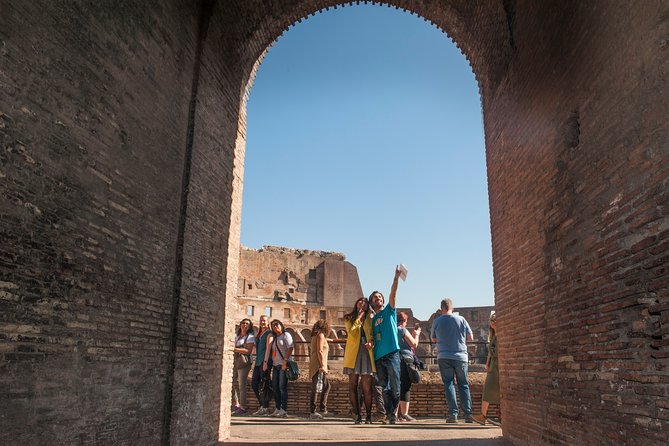 Rome: Colosseum Arena Floor, Roman Forum and Palatine Hill Tour - Entering the Colosseum With Reserved Arena Access