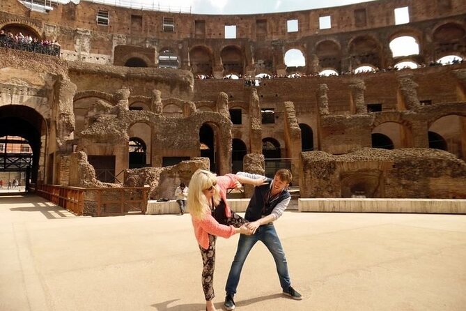 Rome: Colosseum Arena Floor Tour with Roman Forum & Palatine Hill - Colosseum tiers, possible elevator help, and real-world footing