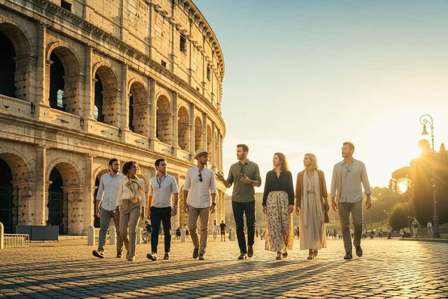 Rome: Colosseum Arena Twilight Tour & Imperial Forum Visit - Trajan’s Column at sunset, what to focus on