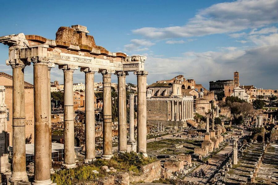 Rome: Colosseum & Forum Small Group Tour with Palatine Hill - The Roman Forum walk: temples, columns, sculptures, and meaning