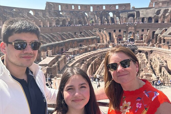 Rome: Colosseum, Roman Forum & Palatine Hill Visit + Audio Guide - Entering The Colosseum With Fast Access (And Still Doing Security)
