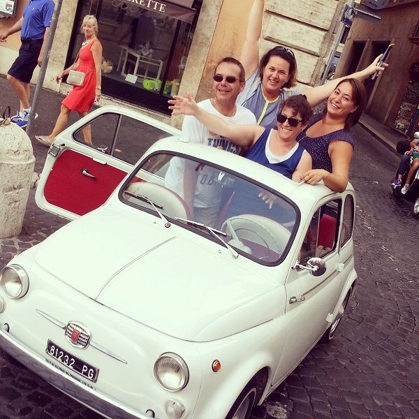 Rome Driving Tour By Vintage Fiat 500 - Meeting at the Colosseum: start right where Rome gets dramatic