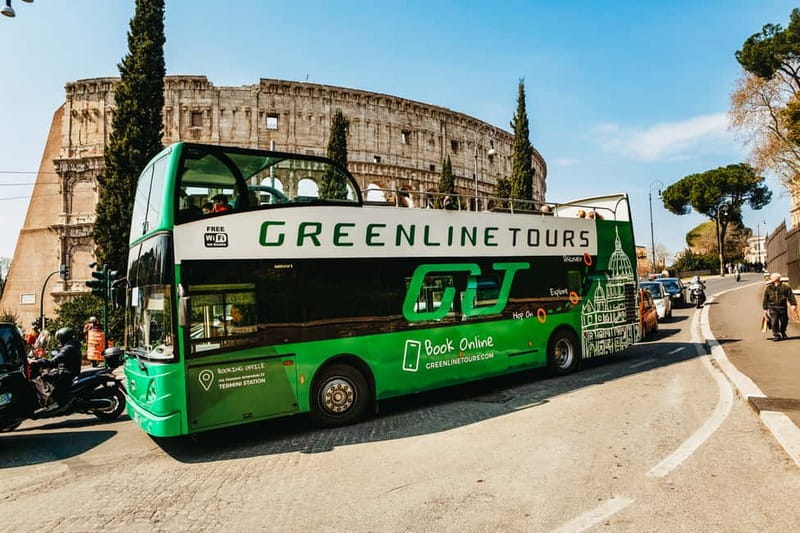 Rome:Hop-On Hop-Off Panoramic Open Bus Ticket 3 Circuits x 1 - How the ticket’s 3 circuits actually help your day