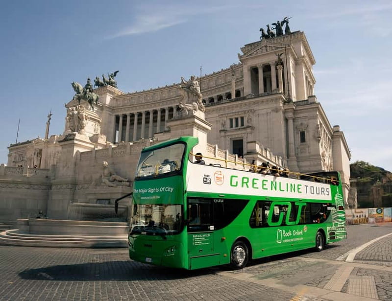 Rome:Hop-On Hop-Off Panoramic Open Bus Ticket 3 Circuits x 1 - Vatican City in the open-top window: the fastest way to see it from multiple angles