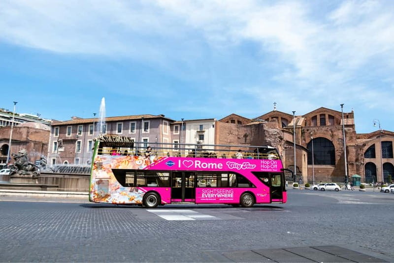 Rome: Hop-on Hop-off Sightseeing Bus Tour with Audioguide - Stop 8, Barberini and Trevi Fountain area: shopping streets and easy reboarding