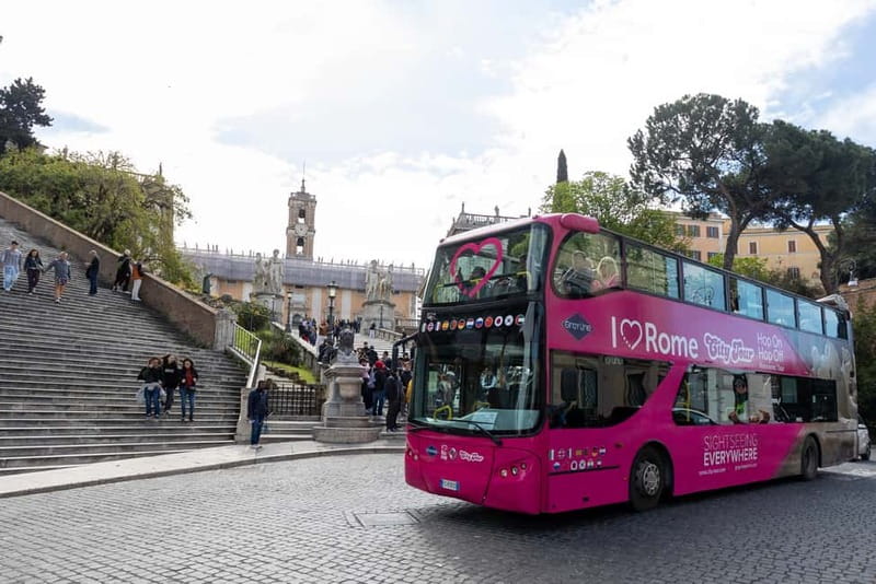 Rome: Hop-on Hop-off Sightseeing Bus Tour with Audioguide - Stop 3, the Colosseum zone: the views from the top deck