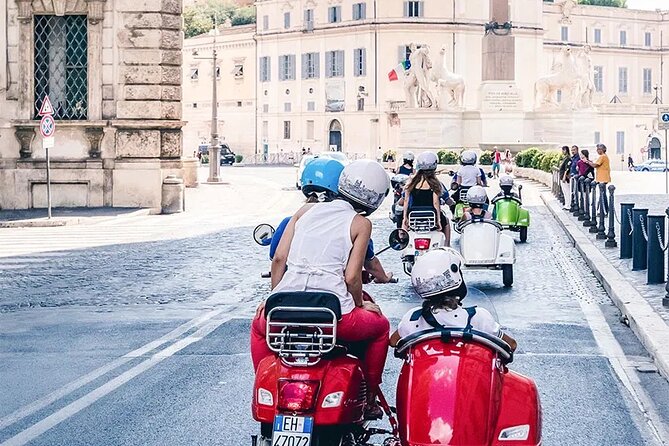Rome Morning Vespa Sidecar Tour in Rome with Cappuccino - Quirinale Palace Views From the Quirinal Hill