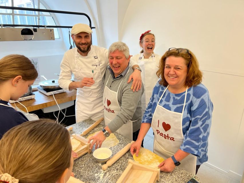 Rome: Pasta Making Class with Wine, Limoncello, and Dessert - The shared table: organic wine, limoncello, and dessert