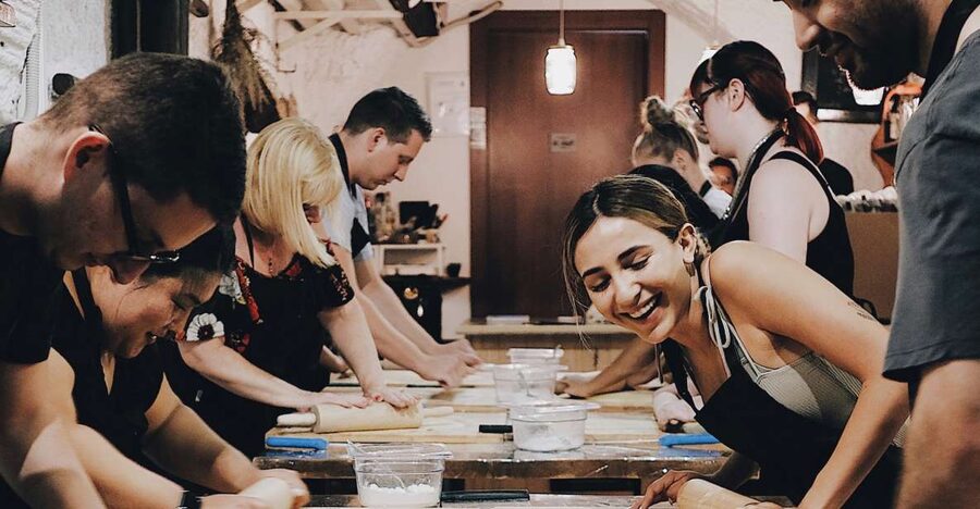 Rome: Pasta Making with Wine Tasting and Dinner in Frascati - Getting to Frascati: train ride, pickup, and a quick town walk