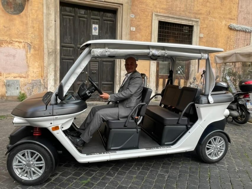 Rome: Private Golf Cart Tour with Artisanal Gelato - Who this private golf cart tour is best for