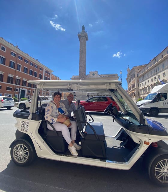 Rome: Private Golf Cart Tour with Artisanal Gelato - Circus Maximus to the Colosseum: seeing the scale, fast