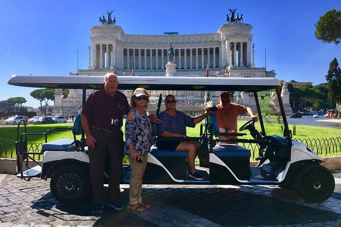 Rome: Private/Group 4 Hours Golf Cart SightseeingTour - Foro Romano and Teatro di Marcello: Roman Core, Plus a Change of Scale