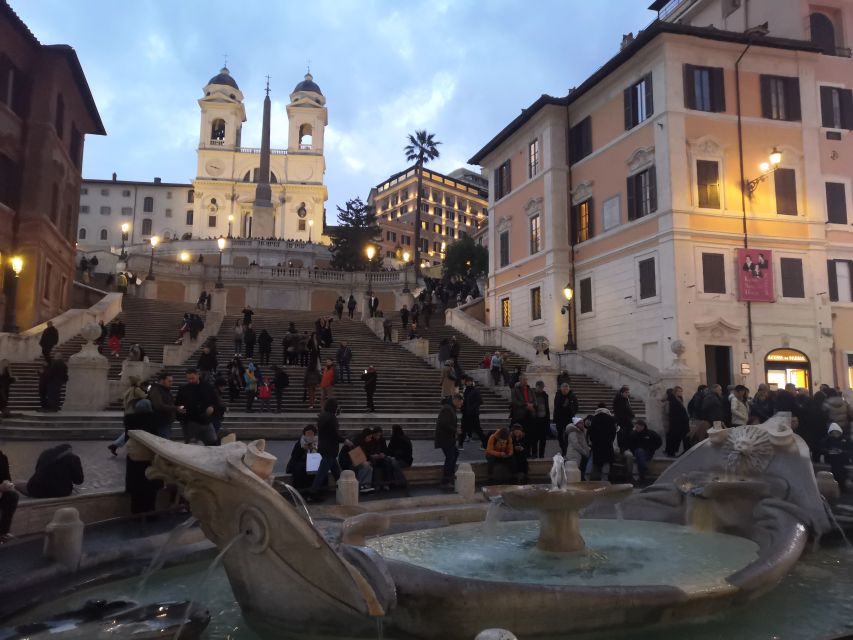 Rome: Spanish Steps, Trevi, Navona and Pantheon Sunset Tour - Piazza Navona at Dusk, Including Bernini’s Fountain of the Four Rivers