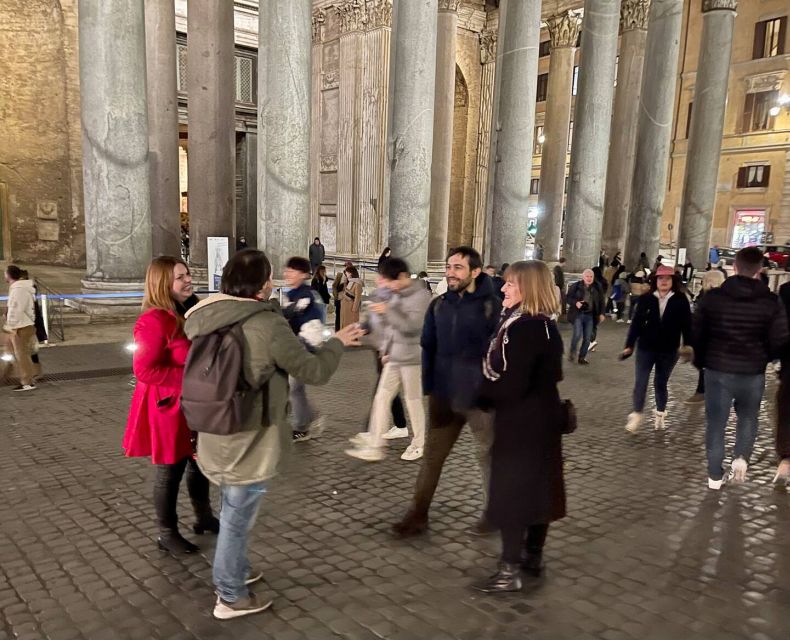 Rome: Spanish Steps, Trevi, Navona and Pantheon Sunset Tour - The Pantheon Exterior Stop and How to Read Its Facade