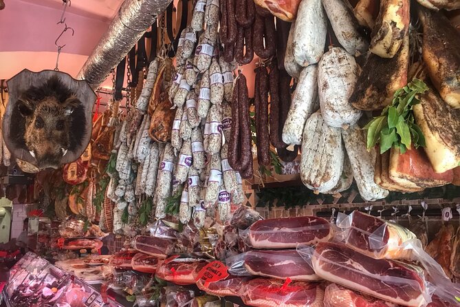 Rome Street Food Tour with Local Guide - Stop 1 and 2 at Campo de Fiori: cheese, cured meat, fruit, and the rhythm of the market