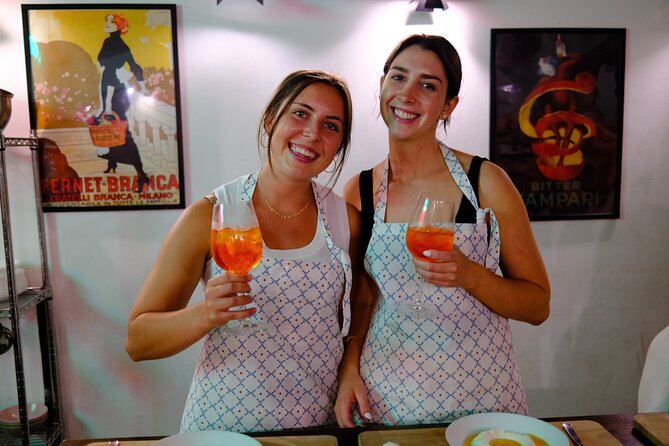 Rome Tipsy Cooking Class: Make Pasta and Mix 3 Spritz Cocktails - Carbonara or cacio e pepe: choosing a Roman-style plate you can repeat at home