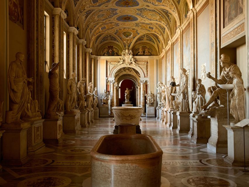 Rome: Vatican & Sistine Chapel Tour + Optional Colosseum - The Big Museum Highlights: Candelabra, Tapestry Room Style, and Raphael Rooms If Timing Allows
