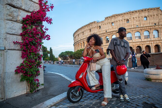 Rome Vespa Scooter Tour with Professional Photographer - Helmet-Supported Safety and the Passenger Experience