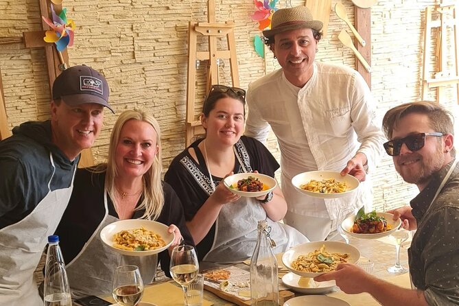 Seaview Cooking Class & Taormina local flavors with Chef Mimmo - What you actually cook with Chef Mimmo and family