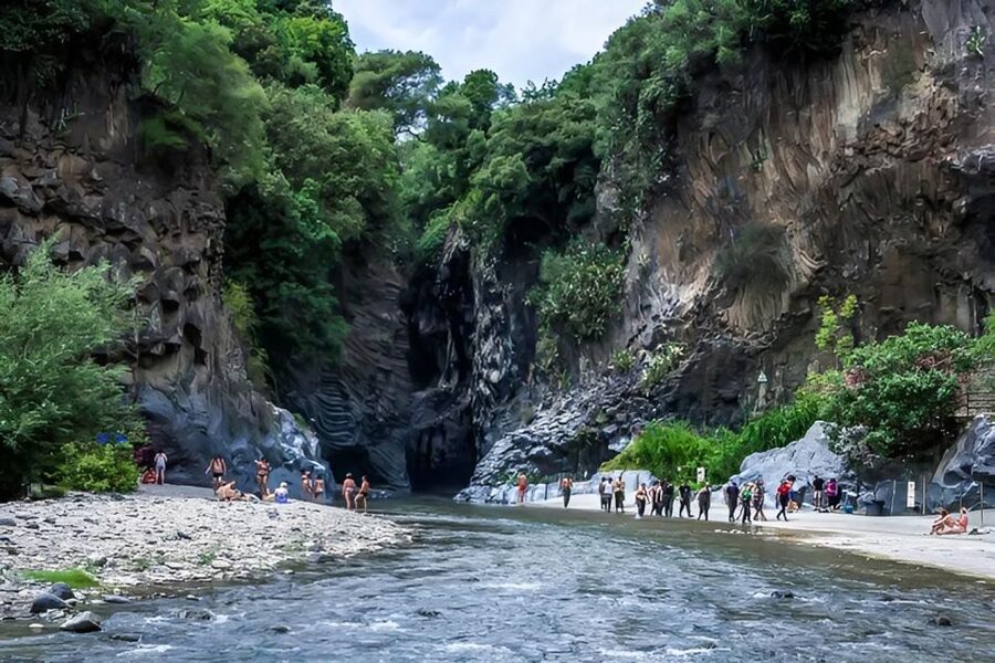 Sicily: Etna and Alcantara Gorges Full-Day Tour with Lunch - Alcantara Gorges: lava canyon, river cool-down, swim time