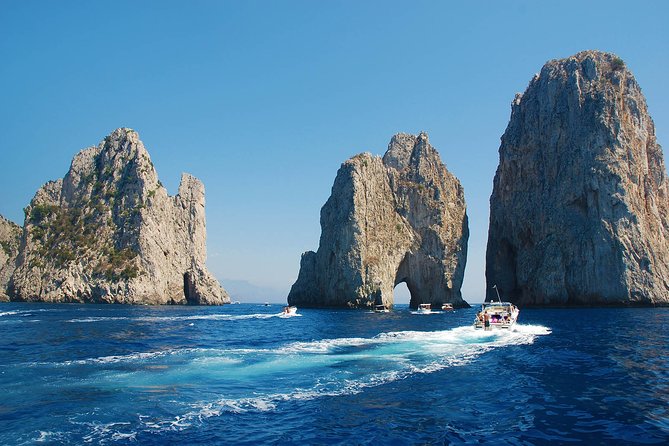 Small Group Boat Tour Capri & Blue Grotto with Swimming Stops - Capri’s grottos and the “sea tour” feel (Marvellous, White, and Green)