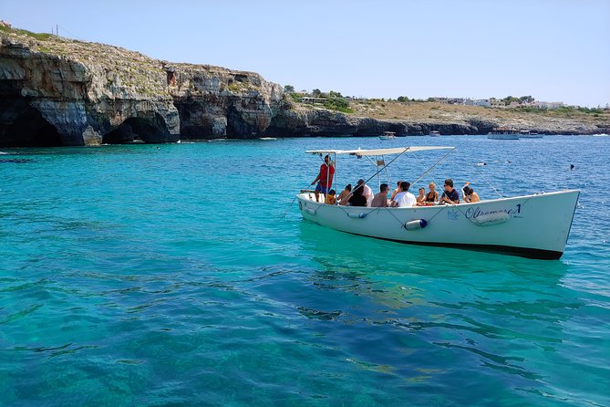 Small group tour of the caves of Santa Maria di Leuca - The small-group boat setup from Santa Maria di Leuca