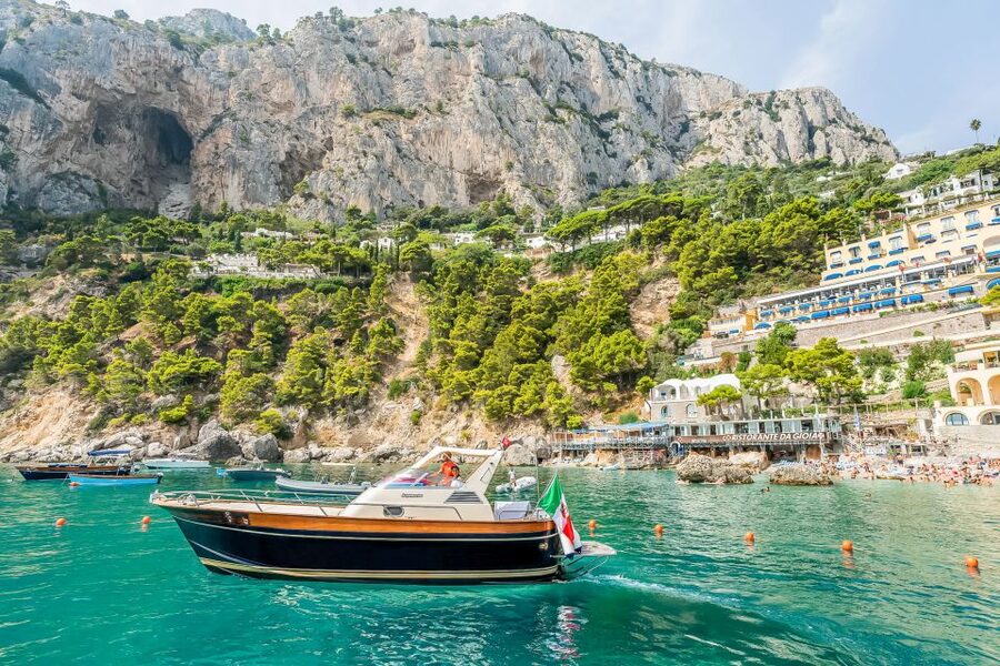 Sorrento: Exclusive Capri Boat Tour and Optional Blue Grotto - Getting to the boat: pickup or self-transfer, then settle in