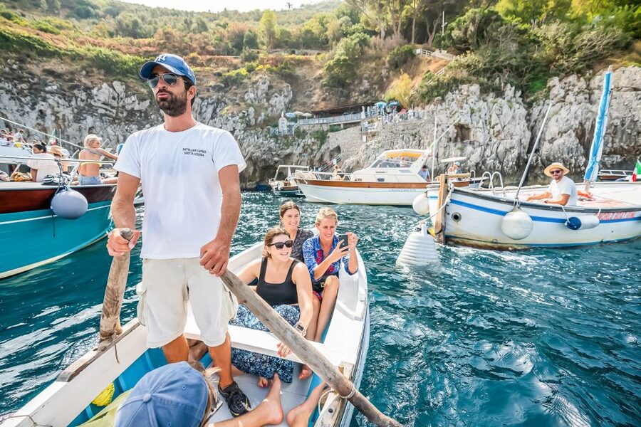 Sorrento: Exclusive Capri Boat Tour and Optional Blue Grotto - Swim stops and snorkeling around the island, with masks included
