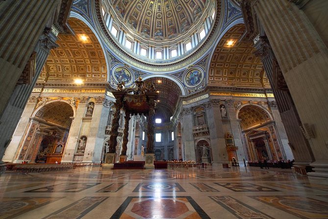 St. Peter’s Basilica Priority Access Tour with Dome & Crypt - Beneath your feet: Vatican grotto crypts and papal tombs