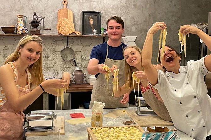 Super Fun Pasta & Gelato Class by Vatican with Wine + Oil Tasting - Pasta from scratch: the hands-on steps that stick