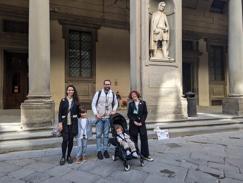 The Uffizi Gallery Florence Small group Guided tour - Stop 1: Getting Oriented at Uffizi Galleries or the Statue of Giotto