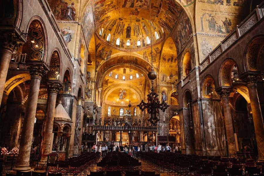 Venice: Doge's Palace & St Mark's Tour with Upgrade Option - St Mark’s Basilica: Skip the Line, Then Let the Guide Explain the Mosaics