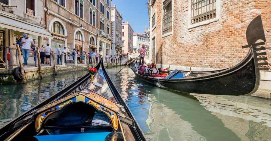 Venice: Shared Gondola Ride Across the Grand Canal - Stop-by-stop feel: what each named landmark adds to your ride