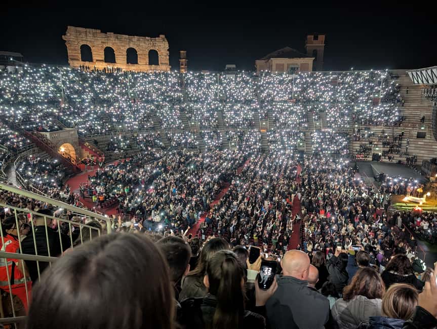 Verona: Arena di Verona Opera Ticket - Timing and the rhythm of the night: from 5:40 PM to after midnight