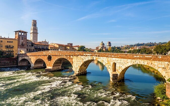 Verona walking tour:food, wine, legends, lunch/dinner & cable car - Starting at Piazza Bra, With Pastries and a Plan