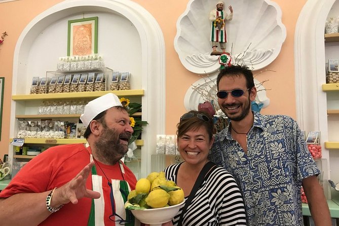 Walking Food Tour in Sorrento w/ Limoncello Factory Lemon Grove - Trattoria pasta and wine, then gelato to finish strong